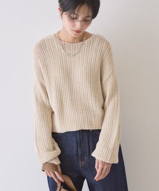 AMERICAN HOLIC ルーズニットプルオーバー Ivory
