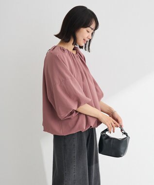 Green Parks ・ＥＬＥＮＣＡＲＥ　ＤＵＥ　バルーンブラウス Pink