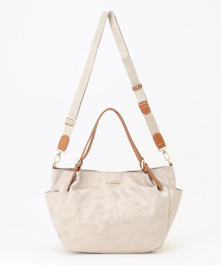 LA BAGAGERIE シャドージャカード 2WAYミニトートバッグ アイボリー