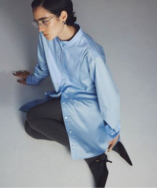 uncrave ブロードクロス ドレスシャツ サックス