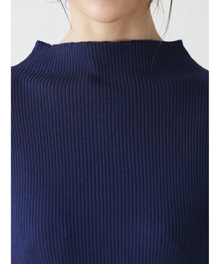 Green Parks AnriettMusee  リブニットドッキングワンピース Navy