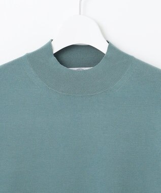 J.PRESS LADIES L 【洗える】PRINCE ハイネック ニット ミントグリーン系