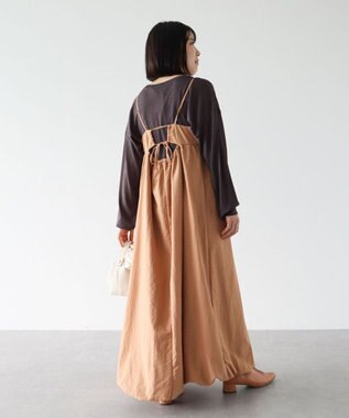 Green Parks ・ＥＬＥＮＣＡＲＥ　ＤＵＥ　バルーンキャミワンピース Beige