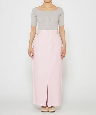 uncrave 【ご好評につき追加生産】ドライタッチ ニット オフショル トップス（uncrave WHITE） アイスグレー