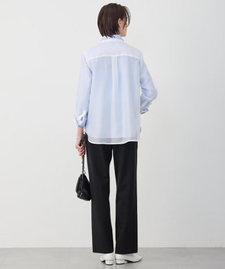 ICB 【先行予約】 ドライシアーオーガンジー シャツ オフホワイト