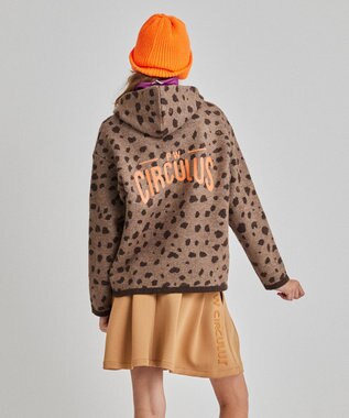 PW CIRCULUS 【WOMEN】SNOW LEOPARD柄フーディー ベージュ系5
