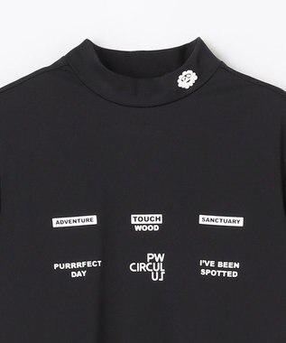 WOMEN】メッシュコンビ モックネック ゴルフウェア レディース / PW