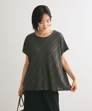 Green Parks ・ｆｕｒｒｙｒａｔｅバイヤスシャーリングプルオーバー Charcoal Gray