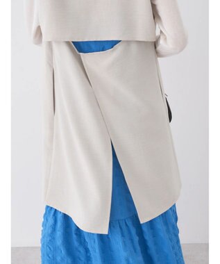 earth music&ecology バックデザインジレ Beige