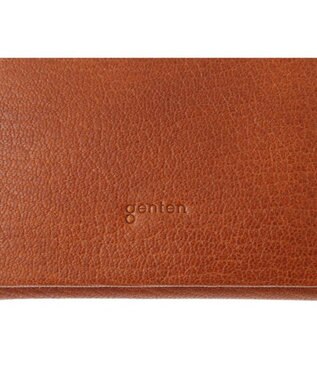 genten ゴートベーシック 二つ折りBOX財布 チャ