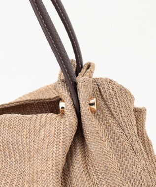 LA BAGAGERIE かごバッグ風 2wayサマートート グレージュ