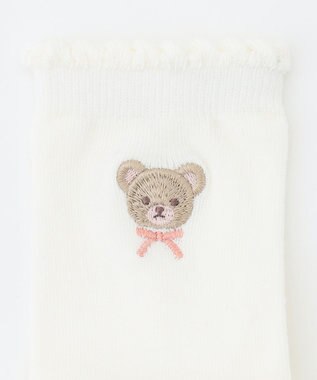 ANY KIDS 【3点セット】ソックス （くま） ブラウン