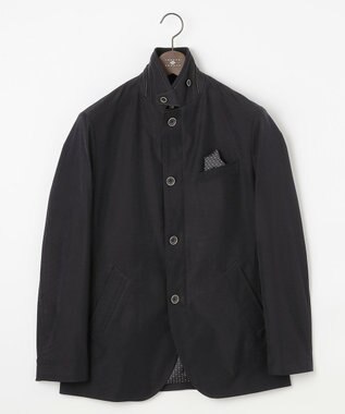 JOSEPH ABBOUD 【ストレッチ/パウダータッチ/JAPANファブリック】アーティローザストレッチジャケット ブラック系