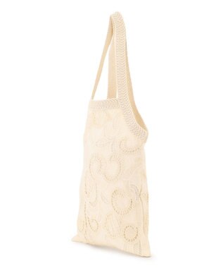 23区 【先行予約】コットンレース トートバッグ ベージュ系