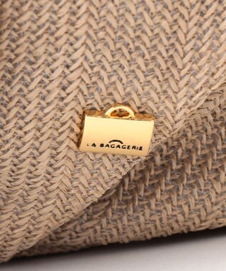 LA BAGAGERIE かごバッグ風 2wayサマートート グレージュ