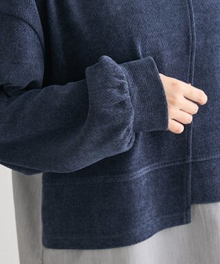 Green Parks カットコーデュロイドッキングプルオーバー Navy