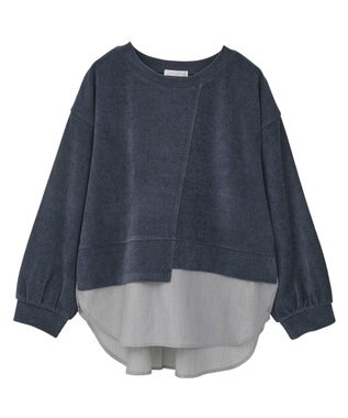 Green Parks カットコーデュロイドッキングプルオーバー Lime Green