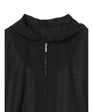 earth music&ecology シアーフードブルゾン Black