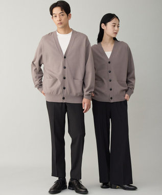 UNFILO MENS 【OCEANS YouTube 掲載/男女兼用】スムースシルキーニット カーディガン