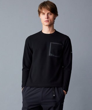 JOSEPH ABBOUD MOUNTAIN 【吸水速乾/通気性】ハイゲージワッフル Ｔシャツ