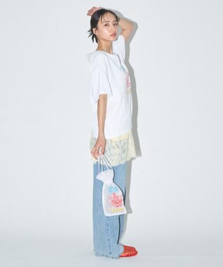 earth music&ecology 刺繍Tシャツ B