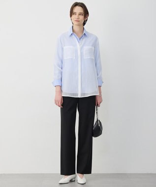 ICB 【先行予約】 ドライシアーオーガンジー シャツ オフホワイト