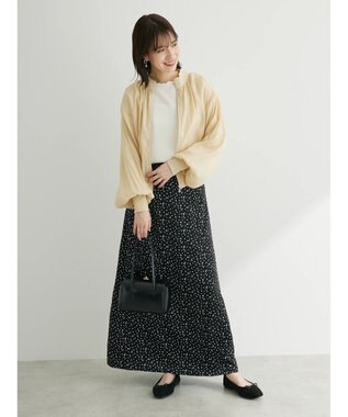 Green Parks Ｂ．シアーギャザーブルゾン Light Beige