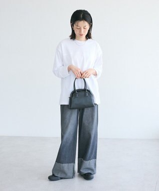CRAFT STANDARD BOUTIQUE ワンポイント刺繍長袖チュニック White