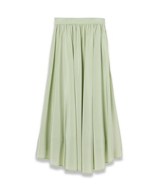 JOSEPH 【洗える】クレープ ド ソワ　ミディスカート Matcha