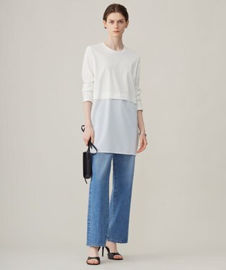 ICB 【洗える】 ウォーターリサイクルデニム ブルー系