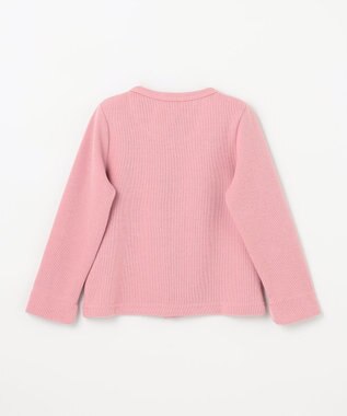 ANY KIDS 音符ボタンカーディガン ピンク