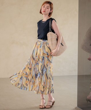 23区 S 【洗える】マルチ機能 プルオーバー カットソー ネイビー系