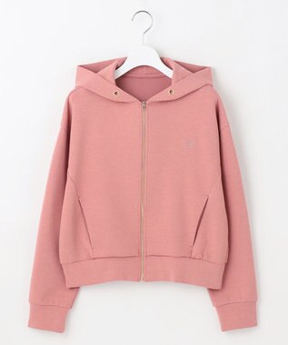 Feroux アイコン刺繍 ダンボール パーカー ピンク系