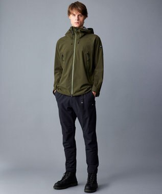 JOSEPH ABBOUD MOUNTAIN 【吸水速乾/通気性】ハイゲージワッフル Ｔシャツ ブラック系