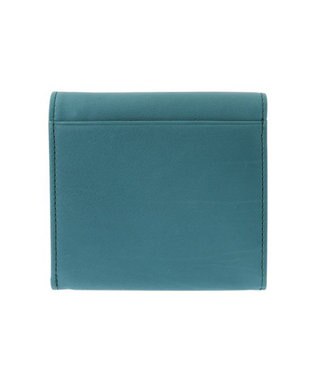 genten ピア ボックス2つ折り財布 ブルーグリーン