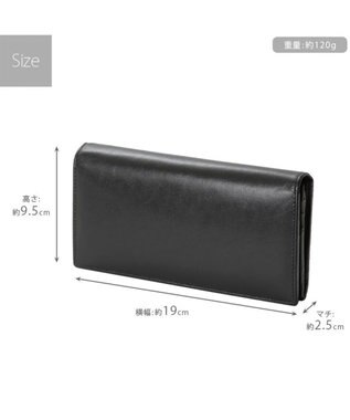 UNBILLION Otias バッファローレザーカブセ長財布 ブラック