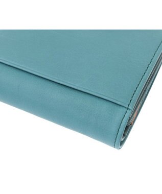 genten ピア ボックス2つ折り財布 ブルーグリーン