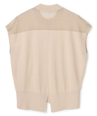 BEIGE， NADIA / シアーコンビ ストレッチニット L.Taupe