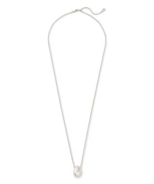 23区 メタル ドロップ ネックレス シルバー系