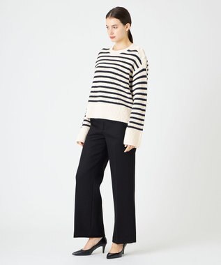 BEIGE， TOURNELLES / ストレートパンツ Black