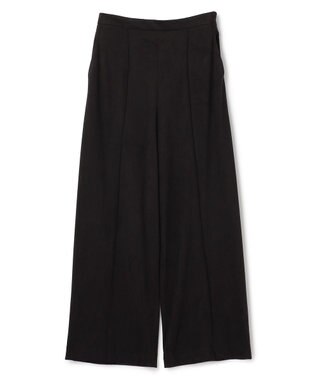 uncrave スウェード ストレートパンツ ブラック