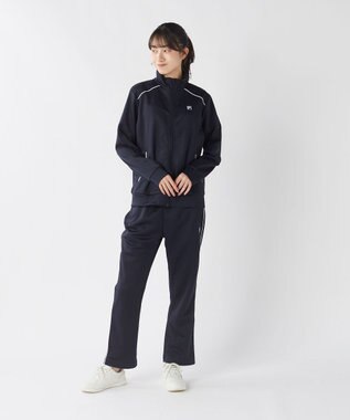 FILA GOLF／marie claire 【FILA GOLF】イージーフィットロングパンツ ネイビー