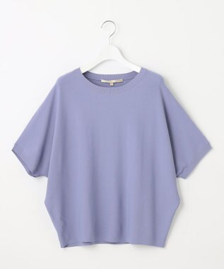 自由区 【好評につき新色追加・9色展開・洗える・XSサイズあり】クレープストレッチドルマン ニット ダルブルー系