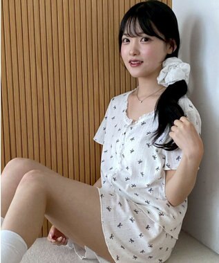 WEGO 総柄セットアップルームウェア 柄4