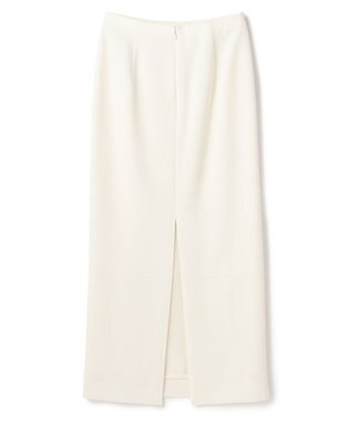 BEIGE， GYPSUM / シルキータッチ  Iラインロングスカート Ecru