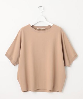 自由区 【好評につき新色追加・9色展開・洗える・XSサイズあり】クレープストレッチドルマン ニット キャメル系