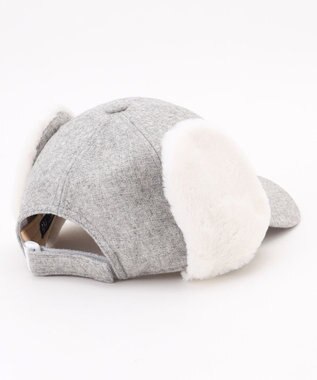 23区GOLF 【WOMEN】耳当て付きキャップ ライトグレー系