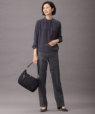 J.PRESS LADIES 幾何プリント カットソー ネイビー系5