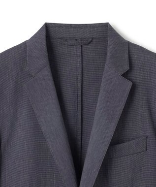JOSEPH HOMME 新素材【洗える/ストレッチ】ピンヘッドリネンストレッチ　ジャケット ネイビー系