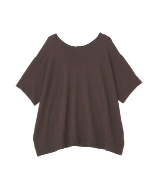 AMERICAN HOLIC 【前後2WAY】ポンチョニット Brown